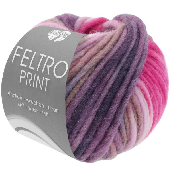 Feltro Print Farbe 396 Pink/Rosa/Antikviolett/Pflaume