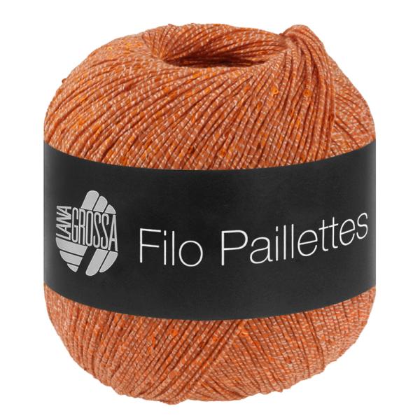Filo Paillettes Farbe 5 Orange