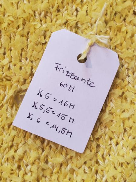 Strickprobe Frizzante Info
