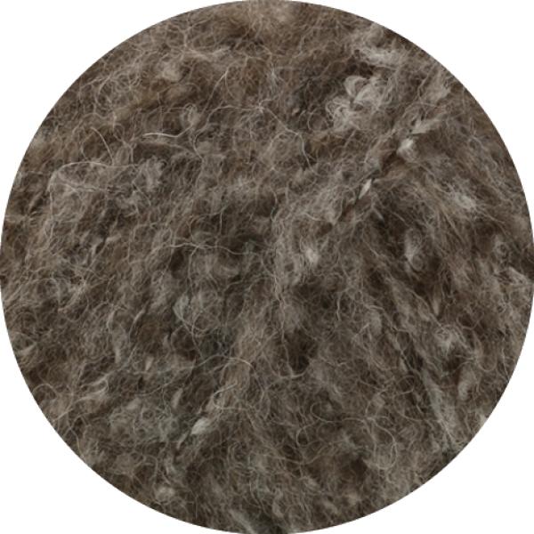 Farbmuster der Milano Von Lana Grossa Farbe 5 Braun meliert