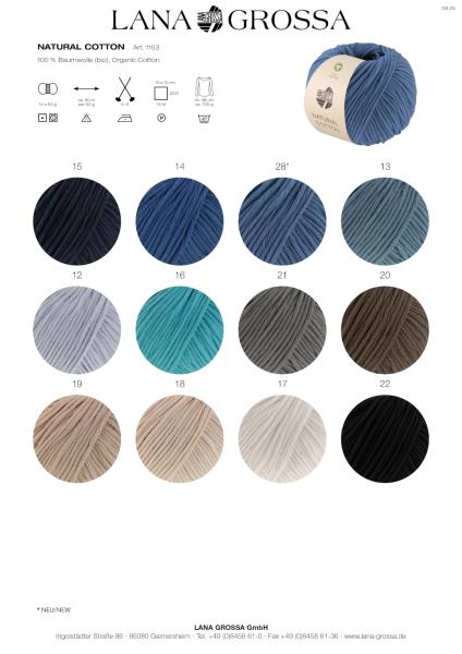 Natural Cotton Farbkarte 2026/2