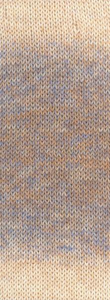 Meilenweit 100 Woolycell Duo Farbe 6009 Beige/Sandbeige/Grau