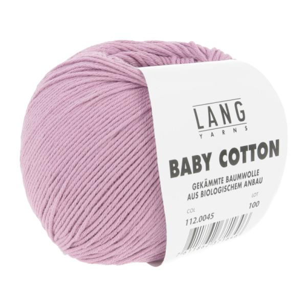 Ein Knäuel Baby Cotton in Mauve, Farbe 45