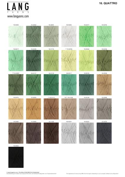 Quattro Farbkarte 2026/3