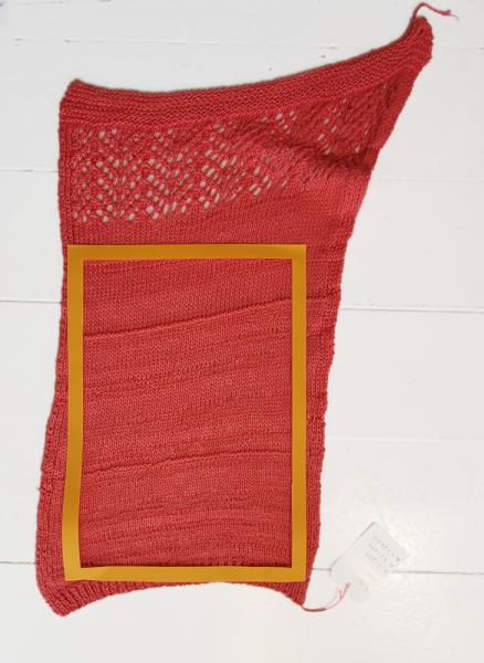 Strickprobe Belle