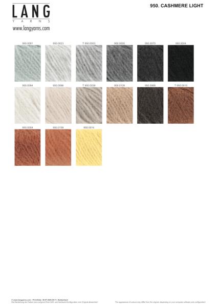 Cashmere Light Farbkarte 2