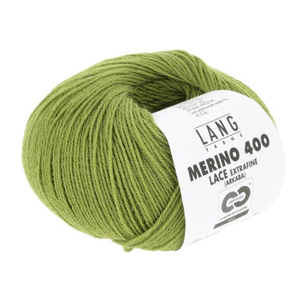 Ein Knäuel Merino 400 Lace Farbe 44 Limone