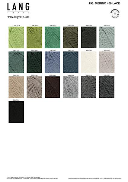Merino 400 Lace H´Farbkarte 2