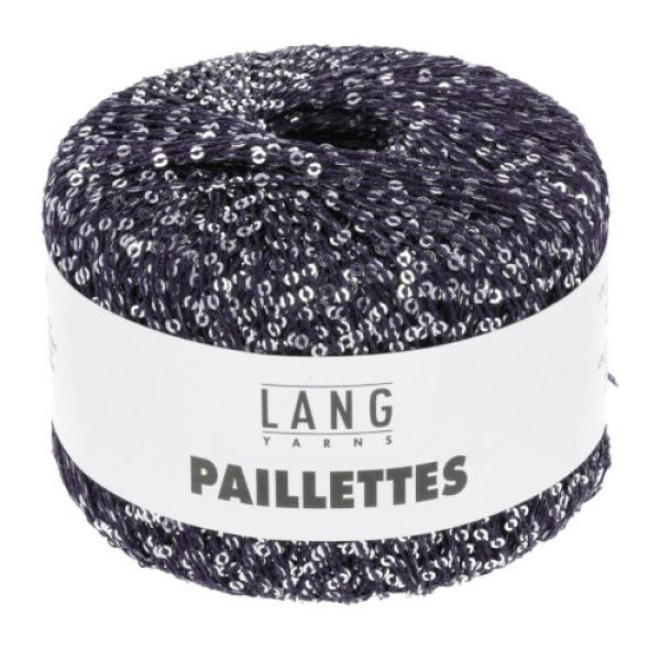 Paillettes Farbe 35 Marine/Silber