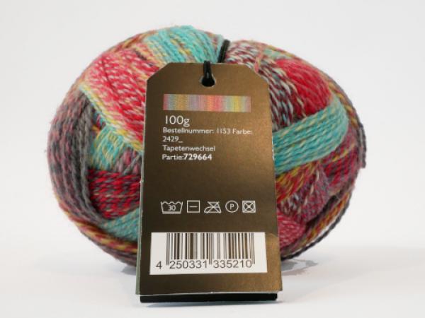 Zauberball Crazy Farbe 2429 Tapetenwechsel